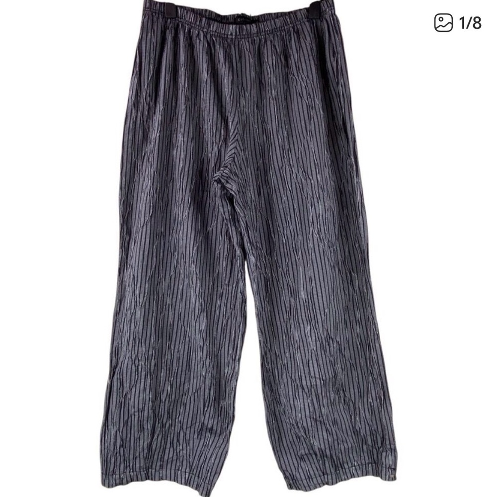 Cut Loose Art To Wear Textured Lantern Pants Size m Gray Boho Artsy